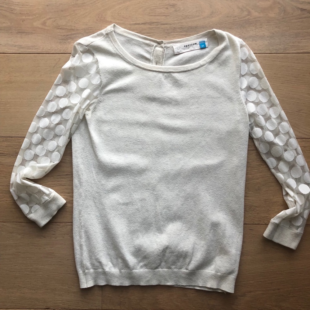 Anthropologie Dotlace Pullover